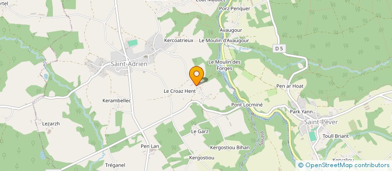 localisation de l'entreprise EARL LE JOUAN-MERRIEN à BOURBRIAC