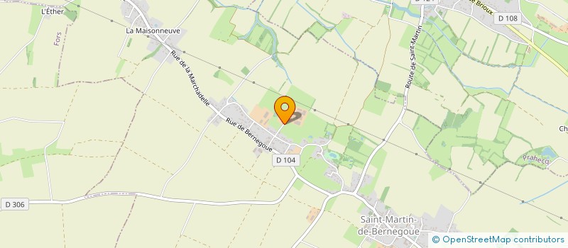 localisation de l'entreprise EARL LE LOGIS D'EN BAS  SAINT-MARTIN-DE-BERNEGOUE