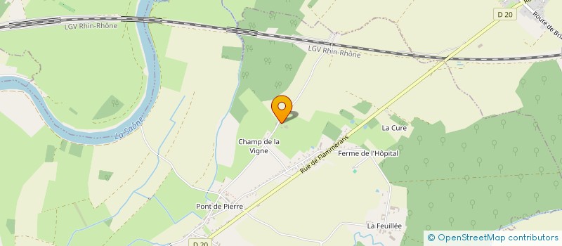 localisation de l'entreprise EARL LE LOREY  AUXONNE