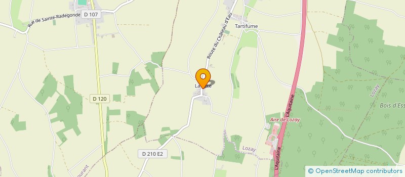 localisation de l'entreprise EARL LE LOUBAT  LOZAY