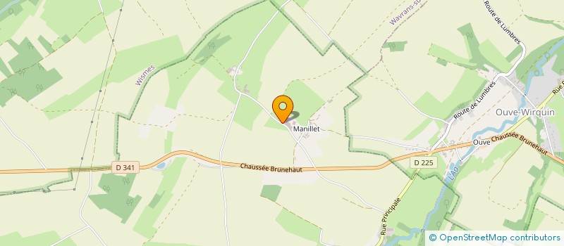 localisation de l'entreprise EARL LE MANILLET  MERCK-SAINT-LIEVIN