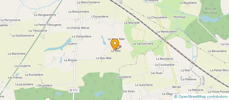 localisation de l'entreprise EARL LE MEE à ARGENTRE-DU-PLESSIS