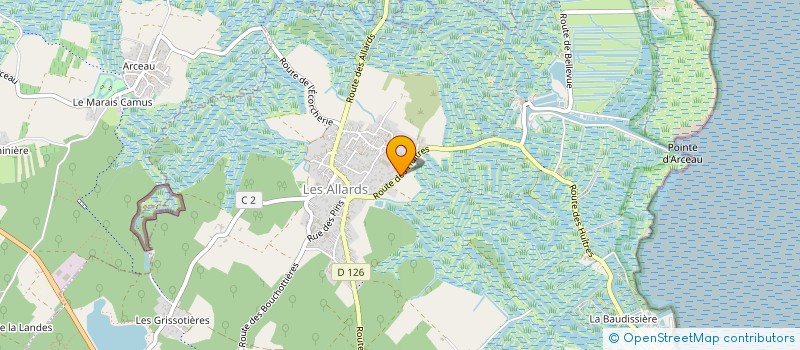 localisation de l'entreprise EARL LE METAYER  DOLUS D'OLERON