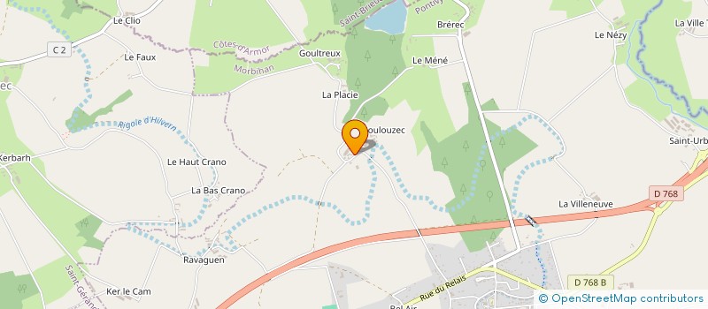 localisation de l'entreprise EARL LE MEUR à SAINT-GONNERY