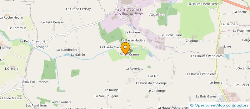 localisation de l'entreprise EARL LE MITAN CRANNE à DOMAGNE