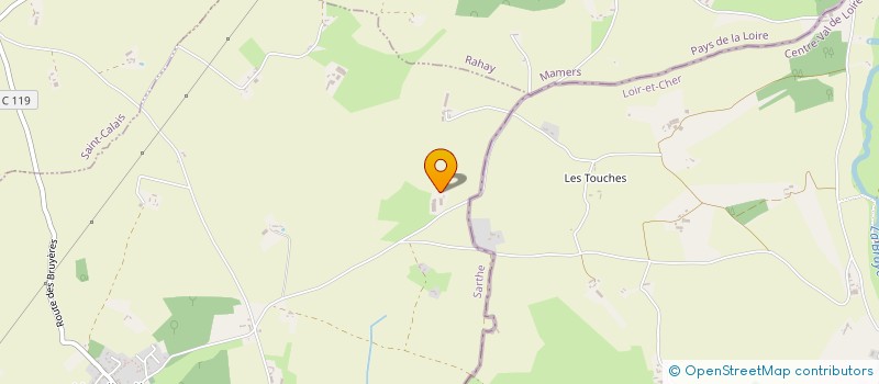 localisation de l'entreprise EARL LE MONT  MAROLLES LES SAINT CALAIS