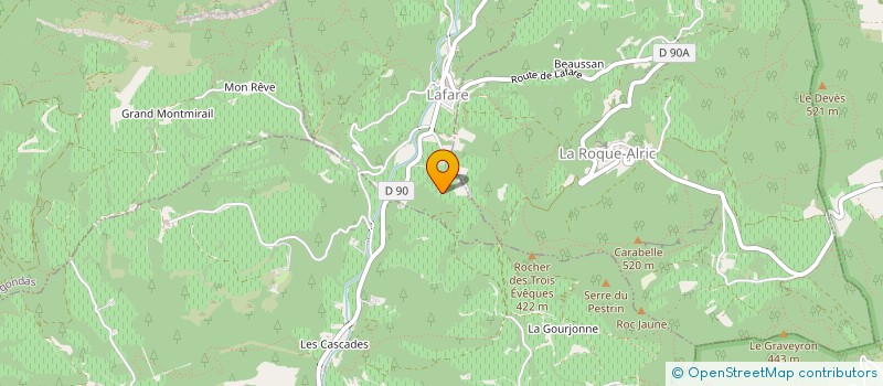 localisation de l'entreprise EARL LE MOUSQUETAIRE  VACQUEYRAS