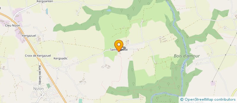 localisation de l'entreprise EARL LE NAOUR  PONT AVEN