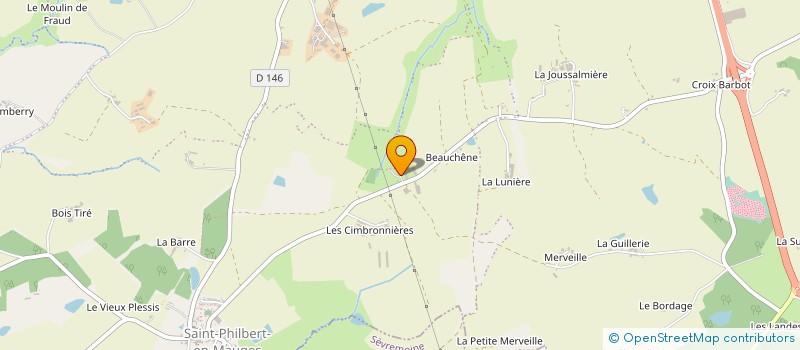 localisation de l'entreprise EARL LE NOYER à BEAUPREAU-EN-MAUGES