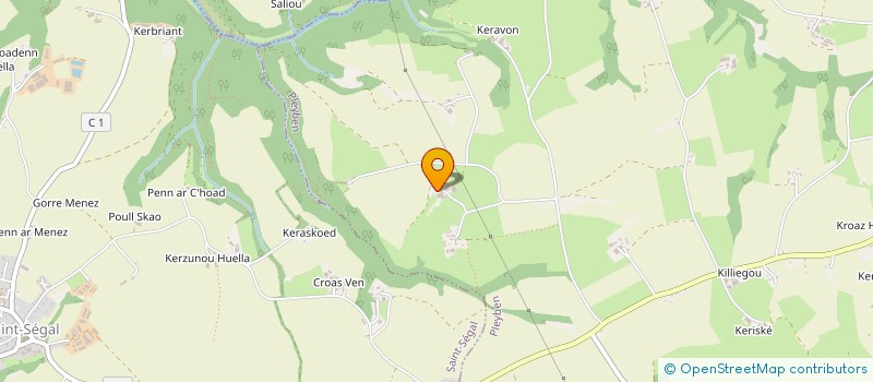 localisation de l'entreprise EARL LE PAGE  PLEYBEN