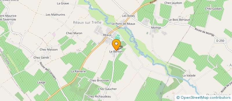 localisation de l'entreprise EARL LE PERDINAT à REAUX SUR TREFLE
