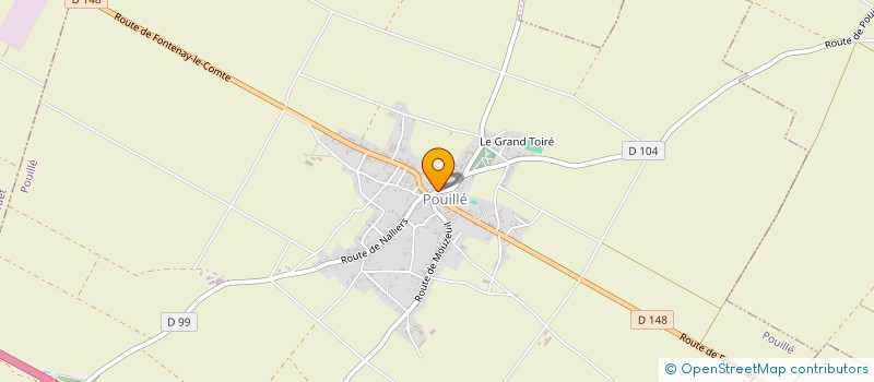 localisation de l'entreprise EARL LE PETIT LOGIS à POUILLE
