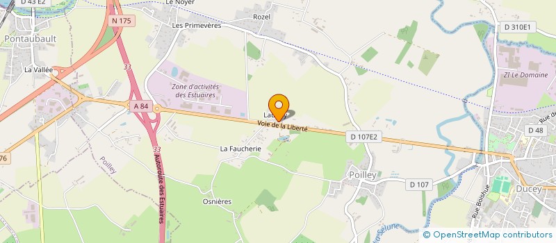 localisation de l'entreprise EARL LE PETIT MESNIL à LE MESNIL-OZENNE