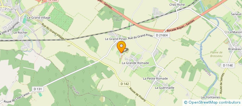 localisation de l'entreprise EARL LE PETIT PINIER  VARZAY