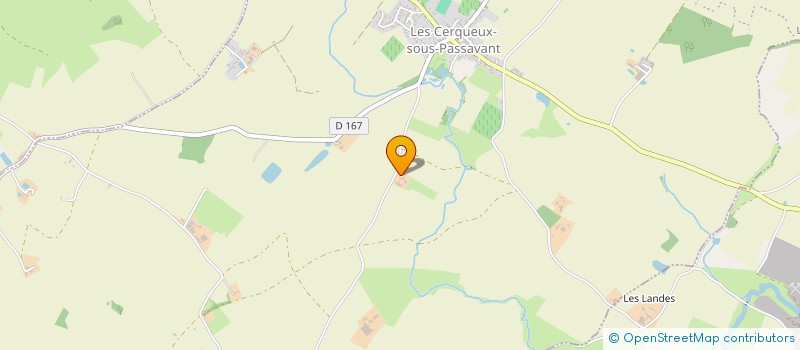 localisation de l'entreprise EARL LE PETIT SENEIL  MONTILLIERS