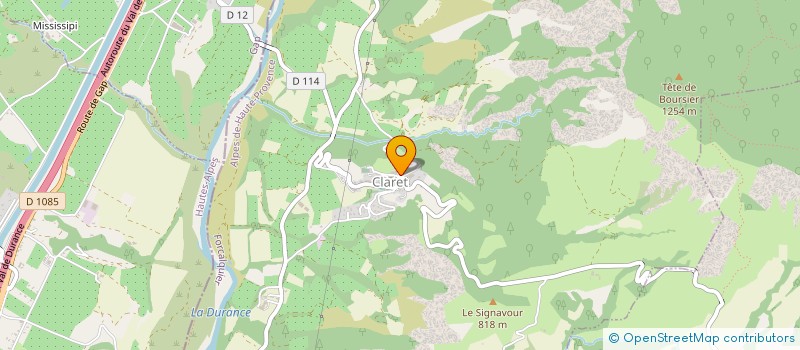 localisation de l'entreprise EARL LE PEYRON à CLARET