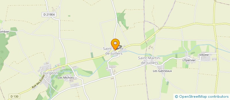 localisation de l'entreprise EARL LE PIGEONNIER  SAINT-PIERRE-DE-JUILLERS