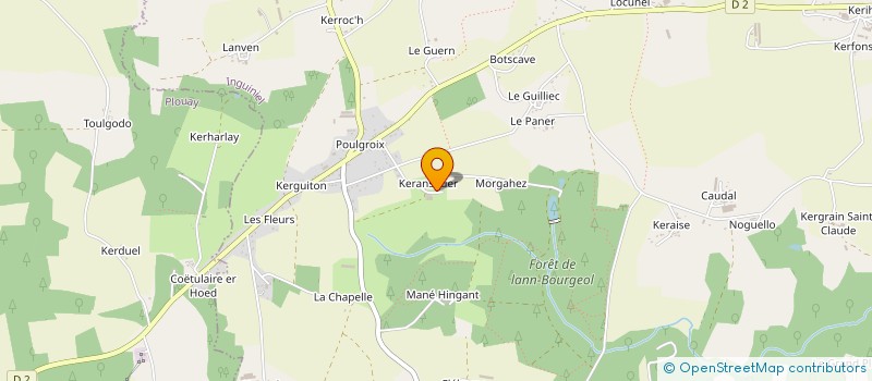 localisation de l'entreprise EARL LE PIMPEC à INGUINIEL