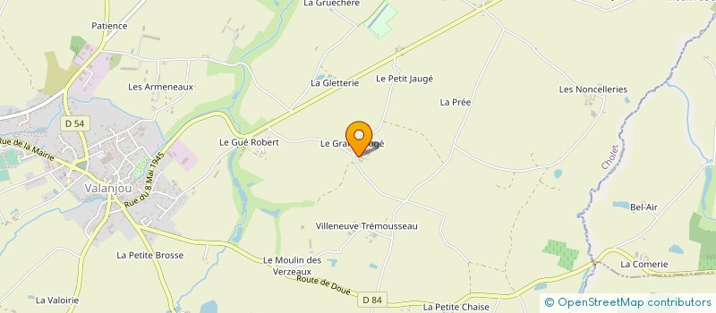 localisation de l'entreprise EARL LE PIN à CHEMILLE-EN-ANJOU