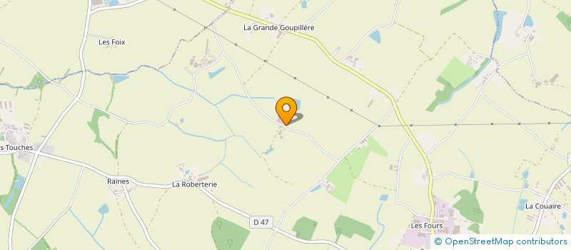 localisation de l'entreprise EARL LE PIN à SAINT-MARTIN-DES-NOYERS