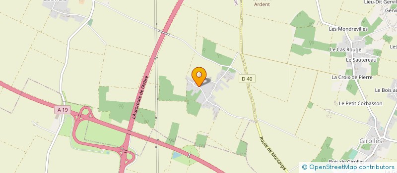 localisation de l'entreprise EARL LE PIN à TREILLES-EN-GATINAIS
