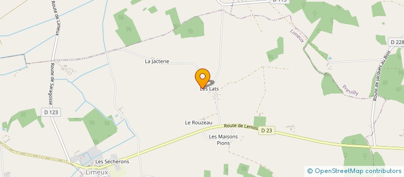 localisation de l'entreprise EARL LE PIN  LIMEUX