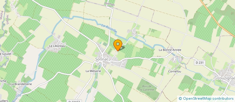 localisation de l'entreprise EARL LE PLANTIS à SONNAC