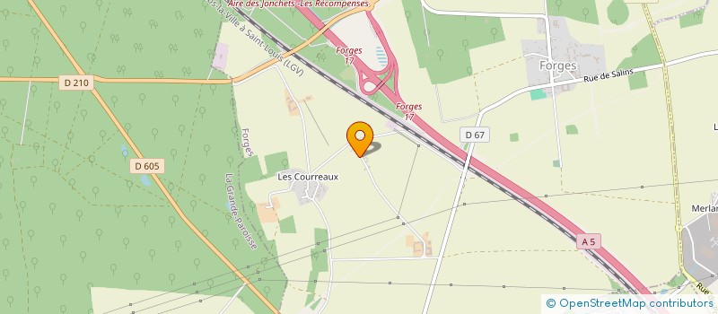 localisation de l'entreprise EARL LE PLAT BUISSON  FORGES