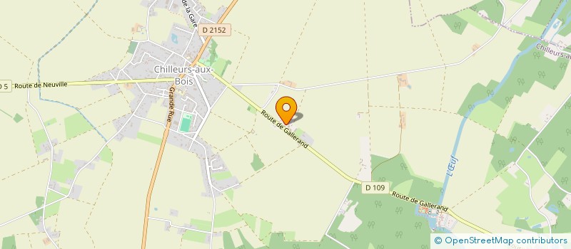 localisation de l'entreprise EARL LE PLESSIS à CHILLEURS-AUX-BOIS