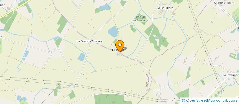 localisation de l'entreprise EARL LE PLESSIS à SAINT-DENIS-LA-CHEVASSE