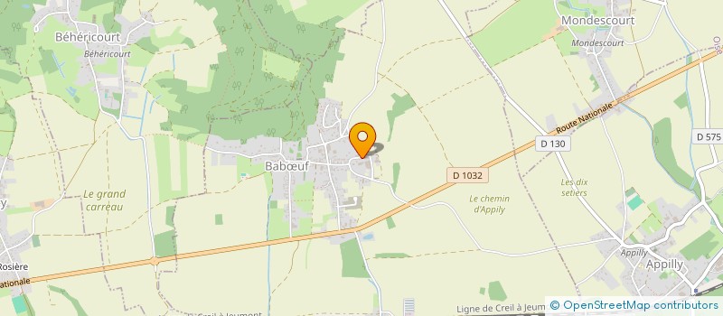 localisation de l'entreprise EARL LE POINT DU JOUR  BABUF