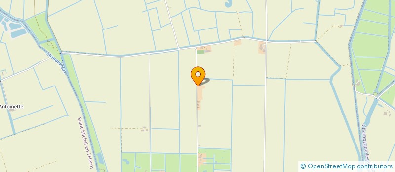 localisation de l'entreprise EARL LE PONT CARDINAL  SAINT MICHEL EN L'HERM