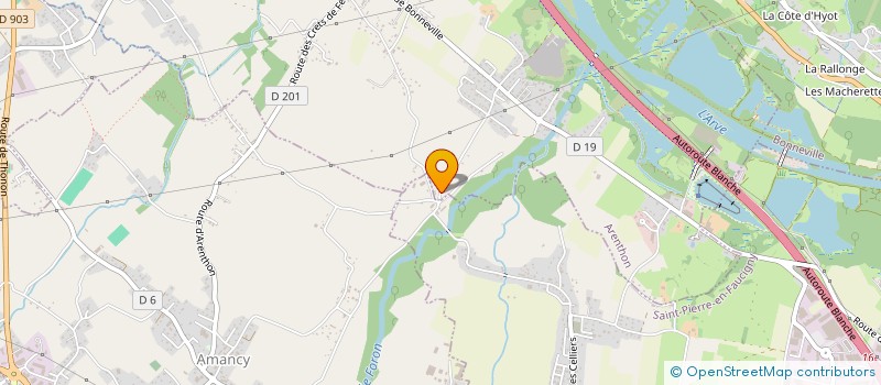 localisation de l'entreprise EARL LE PORC DE A A Z  ARENTHON