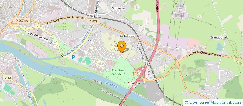localisation de l'entreprise EARL LE POTAGER D'ICI à NEVERS