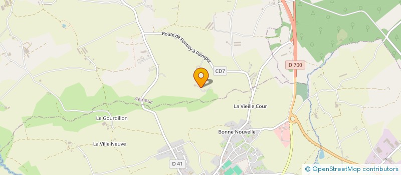 localisation de l'entreprise EARL LE POTTIER CATHERINE à SAINT-THELO