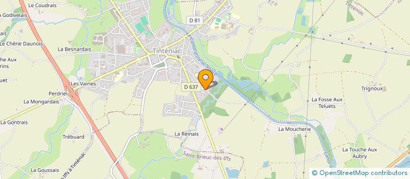 localisation de l'entreprise EARL LE PRE ALAIN  MINIAC-SOUS-BECHEREL