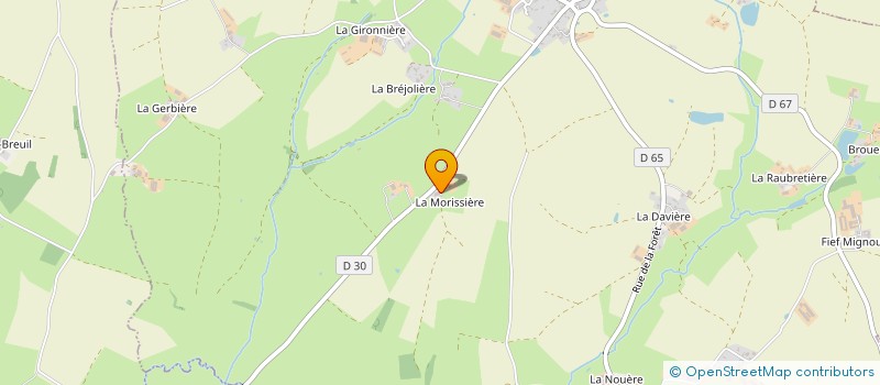 localisation de l'entreprise EARL LE PRIEURE à SAINT-MAURICE-DES-NOUES