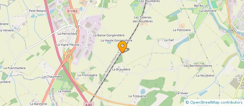 localisation de l'entreprise EARL LE PUITS à MONTAIGU-VENDEE