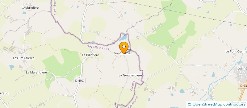 localisation de l'entreprise EARL LE PUY CHARRIER à MENOMBLET