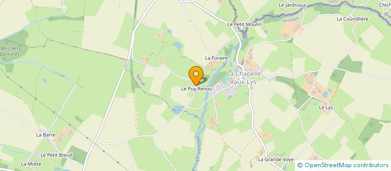 localisation de l'entreprise EARL LE PUY RINCENT  ANTIGNY