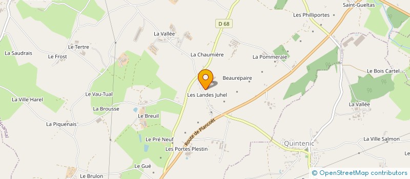 localisation de l'entreprise EARL LE QUEMADEUC à HENANSAL