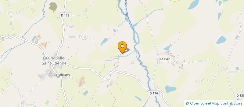 localisation de l'entreprise EARL LE RAFFOUX  MONCOUTANT-SUR-SEVRE