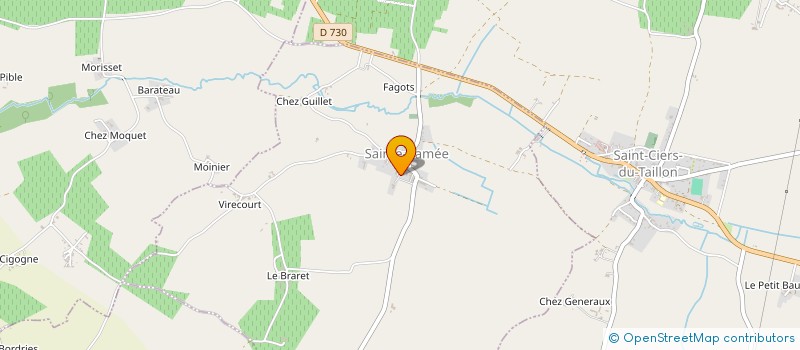 localisation de l'entreprise EARL LE RAMILLON  SAINTE-RAMEE