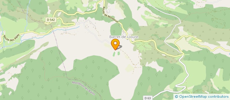 localisation de l'entreprise EARL LE REGAIN  MONTBRUN-LES-BAINS