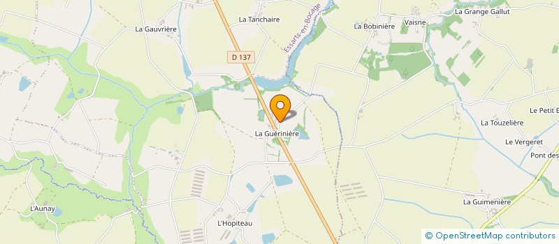 localisation de l'entreprise EARL LE RIVAGE à L' OIE