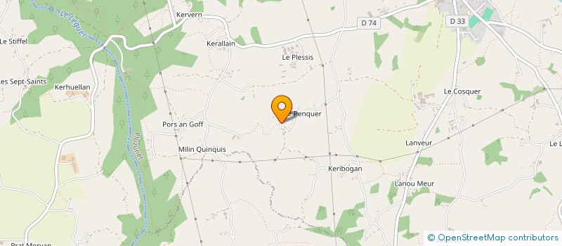 localisation de l'entreprise EARL LE ROY à TONQUEDEC