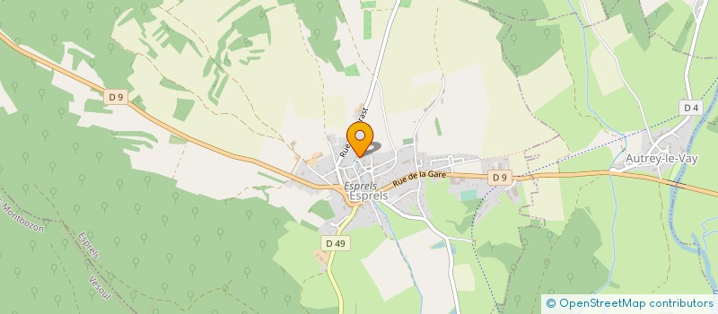 localisation de l'entreprise EARL LE RUCHER DE SAINT DESLE  ESPRELS