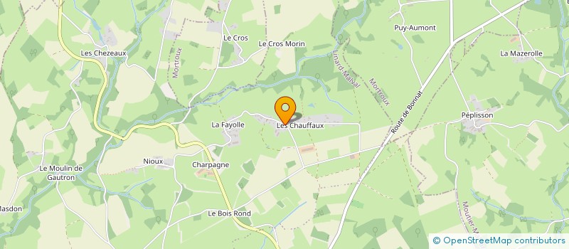 localisation de l'entreprise EARL LE SEQUOIA  LINARD-MALVAL