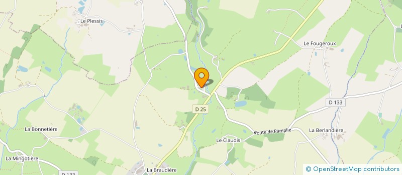 localisation de l'entreprise EARL LE SILLON BLANC à BEUGNON-THIREUIL