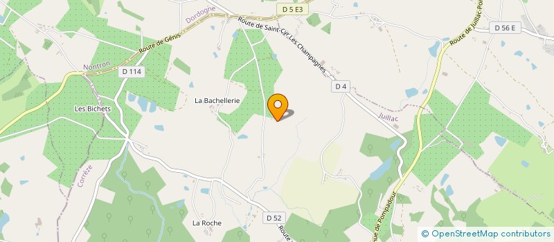 localisation de l'entreprise EARL LE SOLLIEC  JUILLAC